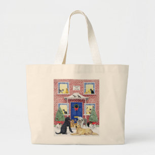 Bolso De Tela Gigante Calor del navidad