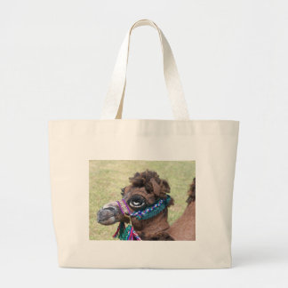 Bolso De Tela Gigante Camello