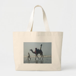 Bolso De Tela Gigante Camellos tribales en bicicleta: Sands & Sea por la