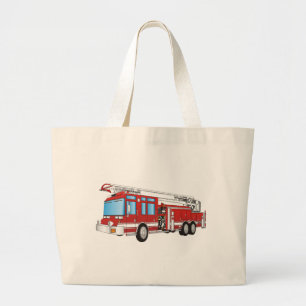 Bolso De Tela Gigante Camión de bomberos