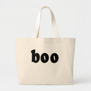 Bolso De Tela Gigante Camisa de Halloween que dice ABUCHEO