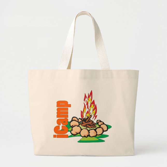 Bolso De Tela Gigante Camisa iCamp (Frente)