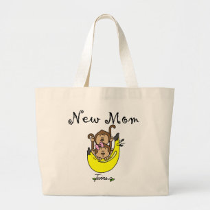 Bolso De Tela Gigante Camisas Twin Boy y Chica New Mom