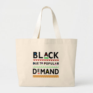 Bolso De Tela Gigante Camiseta de Afrocentric