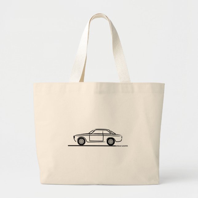 Bolso De Tela Gigante Camiseta de Alfa Romeo GTA GTV (Frente)