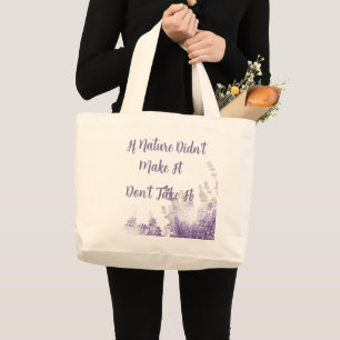 Bolso De Tela Gigante Camiseta de la naturaleza