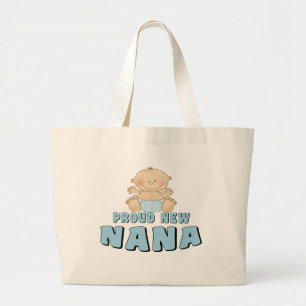 Bolso De Tela Gigante Camiseta de Nana ORGULLOSA Nueva