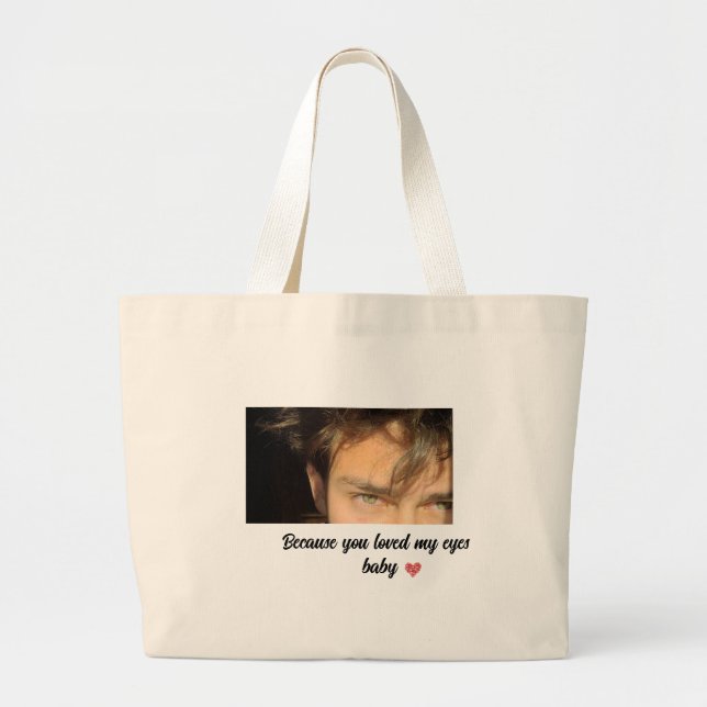 Bolso De Tela Gigante Camiseta de regalo para ojos (Frente)