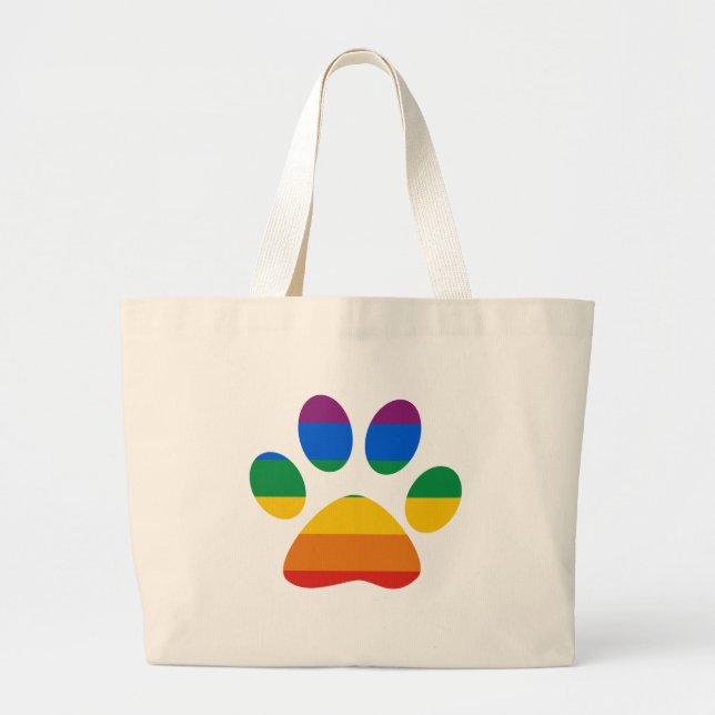 Bolso De Tela Gigante Camiseta del orgullo gay (Frente)