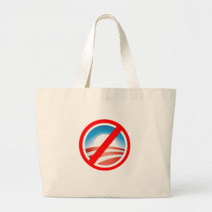 Bolso De Tela Gigante Camisetas antis de NOBAMA Obama, tazas, sudaderas