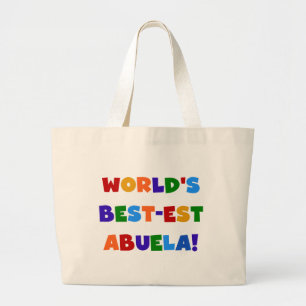 Bolso De Tela Gigante Camisetas brillantes de los colores del Mejor-est