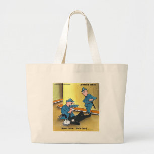 Bolso De Tela Gigante Camisetas Divertidas de Mimo Muerto Tazas Tarjetas