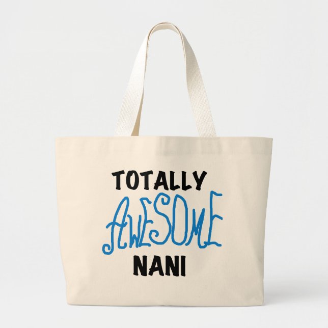 Bolso De Tela Gigante Camisetas Nani azul y regalos todoscientos (Frente)