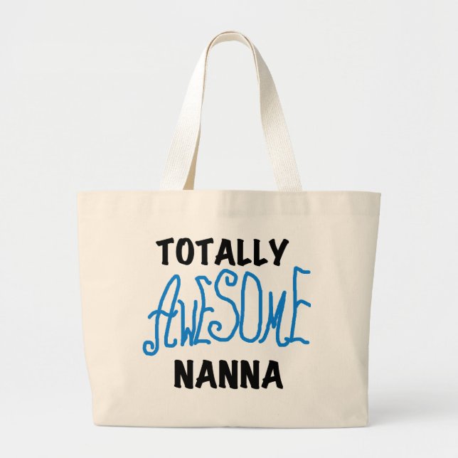Bolso De Tela Gigante Camisetas Nanna Blue totalmente alucinantes y GIft (Frente)