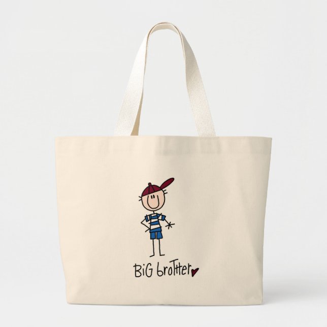 Bolso De Tela Gigante Camisetas personalizadas y regalos de hermano (Frente)