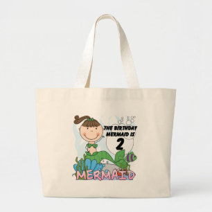 Bolso De Tela Gigante Camisetas y regalos de cumpleaños de Sirena