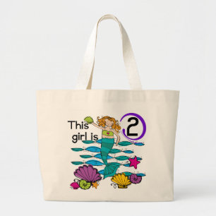 Bolso De Tela Gigante Camisetas y regalos de cumpleaños de Sirena