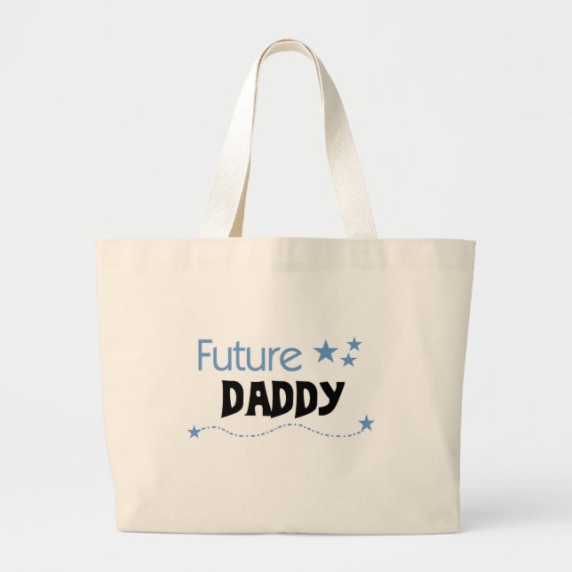 Bolso De Tela Gigante Camisetas y regalos de Future Daddy (Frente)
