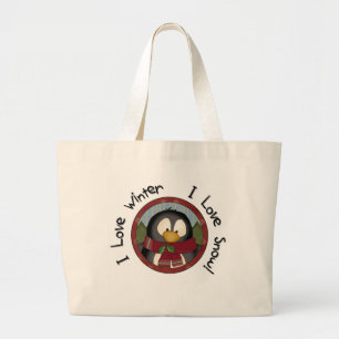 Bolso De Tela Gigante Camisetas y regalos de invierno pingüino