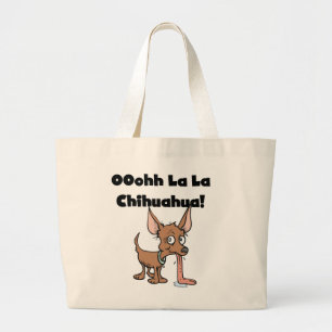 Bolso De Tela Gigante Camisetas y regalos de la chihuahua del La del La