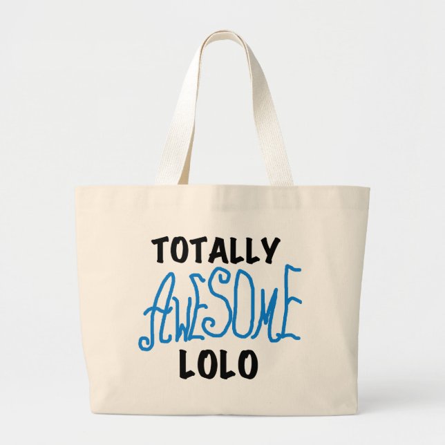 Bolso De Tela Gigante Camisetas y regalos de Lolo totalmente alucinantes (Frente)