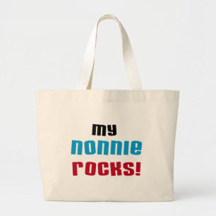 Bolso De Tela Gigante Camisetas y regalos de mi Nonnie Rocks
