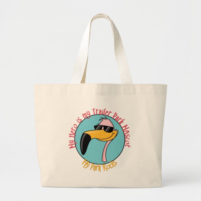 Bolso De Tela Gigante Camisetas y regalos divertidos de Trailer Park (Frente)