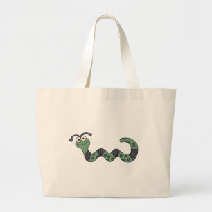 Bolso De Tela Gigante Camisetas y regalos felices del gusano