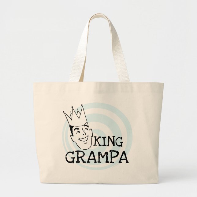 Bolso De Tela Gigante Camisetas y regalos King Grampa (Frente)