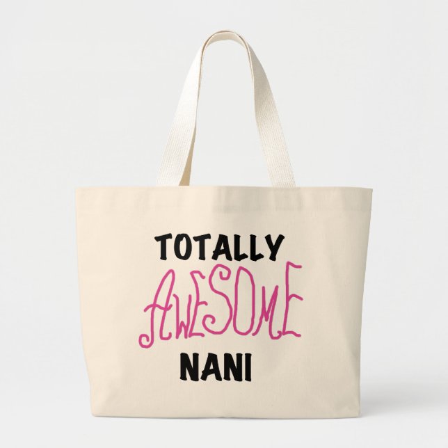 Bolso De Tela Gigante Camisetas y regalos nani rosados totalmente alucin (Frente)