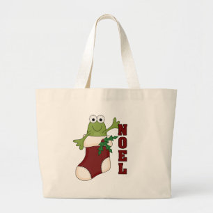 Bolso De Tela Gigante Camisetas y regalos para fiestas de Noel de Rana