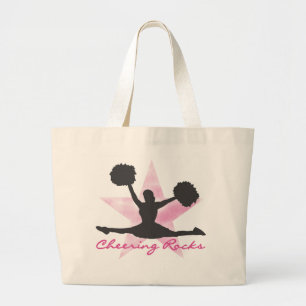 Bolso De Tela Gigante Camisetas y regalos rosados de las rocas que