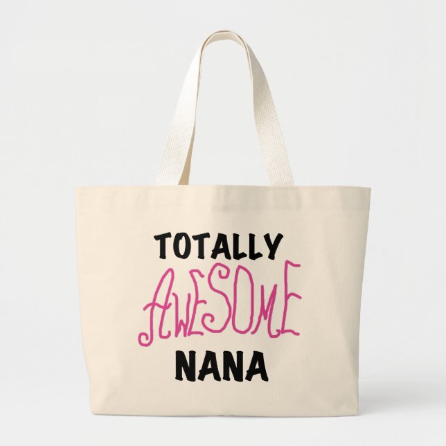 Bolso De Tela Gigante Camisetas y regalos rosados totalmente impresionan (Frente)