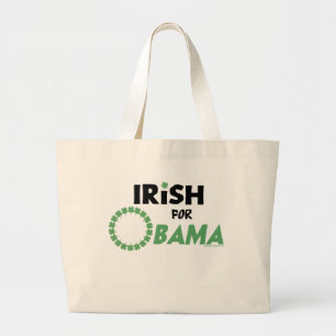 Bolso De Tela Gigante Camisetas y Swag de Obama del irlandés