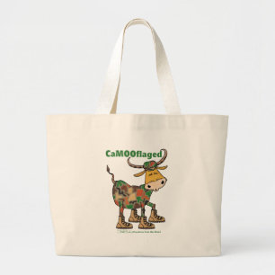 Bolso De Tela Gigante Camouflage Bull