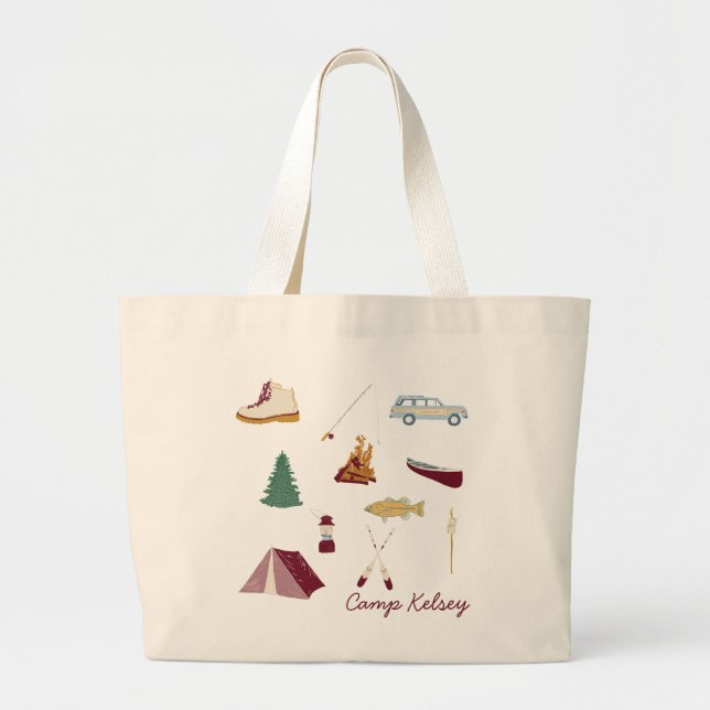 Bolso De Tela Gigante Camp Bachelorette (Frente)