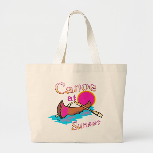 Bolso De Tela Gigante Camping Canoe (Frente)