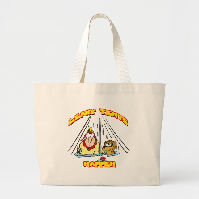 Bolso De Tela Gigante Camping-LeakyTents (Frente)