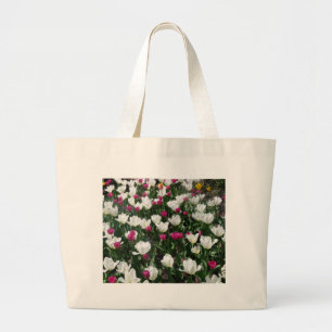 Bolso De Tela Gigante Campo De Flores