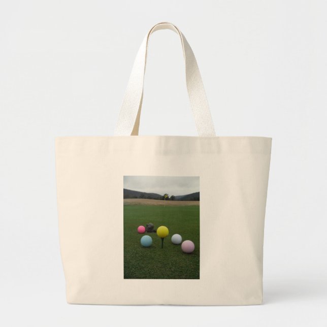 Bolso De Tela Gigante Campo de golf de montaña de Semana Santa (Frente)