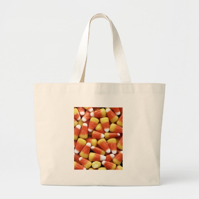 Bolso De Tela Gigante Candy Corn (Frente)