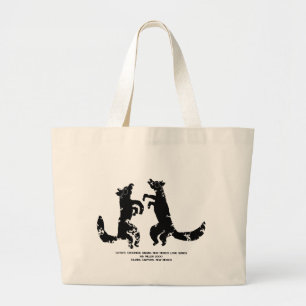 Bolso De Tela Gigante Cantantes Coyote Cantando Canciones de Amor de New