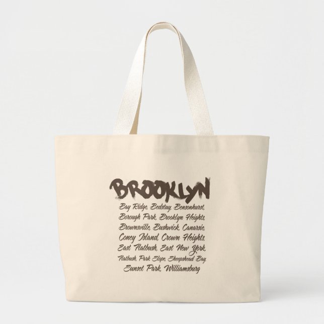 Bolso De Tela Gigante Capillas de Brooklyn (Frente)