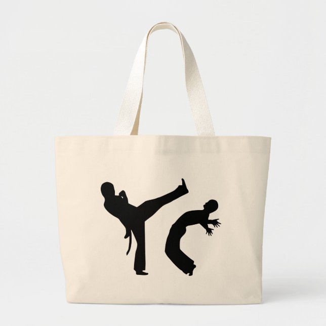 Bolso De Tela Gigante Capoeira (Frente)