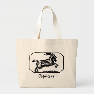 Bolso De Tela Gigante Capricornio