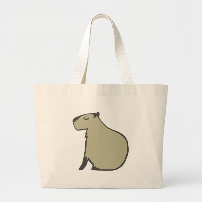 Bolso De Tela Gigante capybara (Frente)