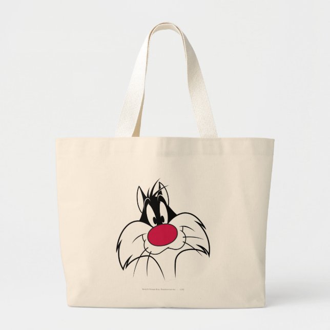 Bolso De Tela Gigante Cara de nariz roja SYLVESTER™ (Frente)