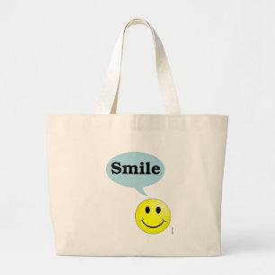 Bolso De Tela Gigante Cara del Sonrisa-Smiley