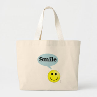 Bolso De Tela Gigante Cara del Sonrisa-Smiley