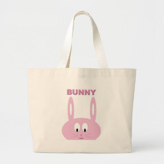 Bolso De Tela Gigante Carácter lindo del conejito de pascua